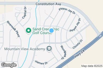 Map image of the property - 2095 Pinyon Jay Dr
