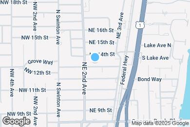 Map image of the property - 219 NE 13th St