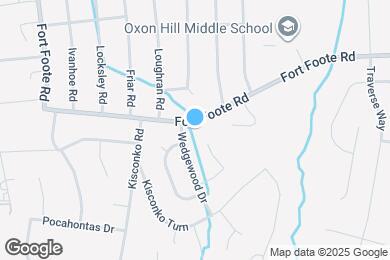 Map image of the property - 9535 Fort Foote Rd