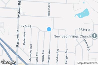 Map image of the property - 7200 Willow Ave