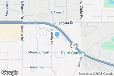 Map image of the property - 1750 S Araby Dr