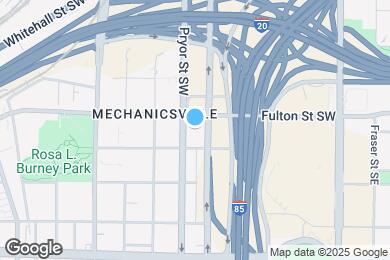 Map image of the property - 502 Pryor St SW