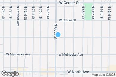 Map image of the property - 2476 N 68th St