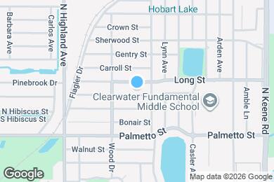 Map image of the property - 1604 Clark St