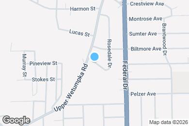 Map image of the property - 1014 Rosedale Dr