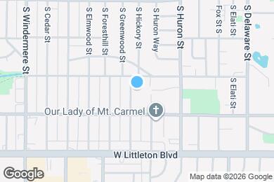 Map image of the property - 5532 S Greenwood St