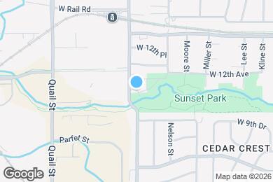 Map image of the property - 1190 Oak Cir