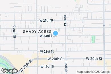 Map image of the property - 1126 W 23rd St