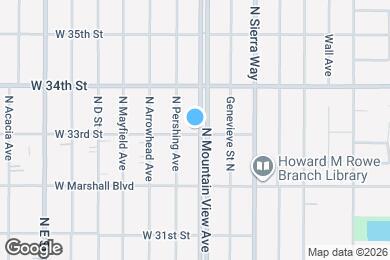 Map image of the property - 3304 N Mountain View Ave