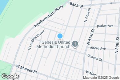 Map image of the property - 320 N 44th St