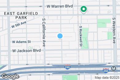 Map image of the property - 2704 W Adams St