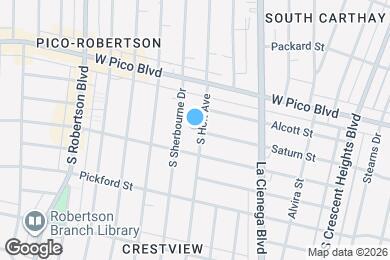 Map image of the property - 1457 S Holt Ave