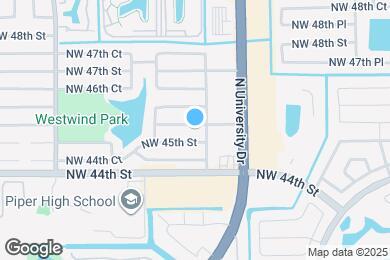 Map image of the property - 7750 NW 45th Ct