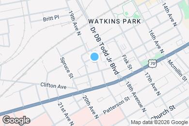 Map image of the property - 509 19th Ave N