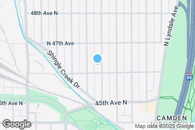 Map image of the property - 4615 N Colfax Ave