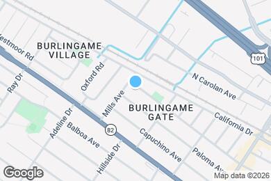 Map image of the property - 1447 Laguna Ave