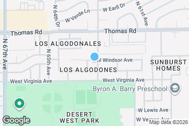 Map image of the property - 2624 N 63rd Ave