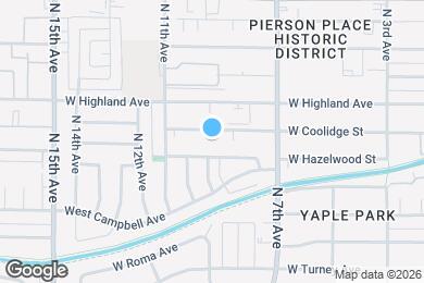 Map image of the property - 735 W Coolidge St