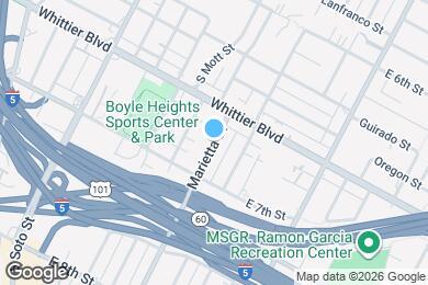 Map image of the property - 935 Marietta St