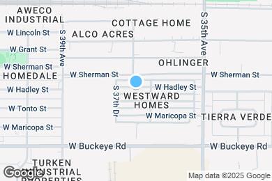 Map image of the property - 3645 W Hadley St