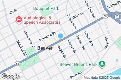 Map image of the property - 464 3rd St