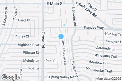 Map image of the property - 320 Towne House Ln