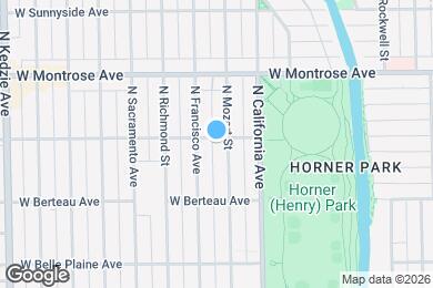 Map image of the property - 2837 W Cullom Ave