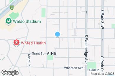 Map image of the property - 807 W Vine St
