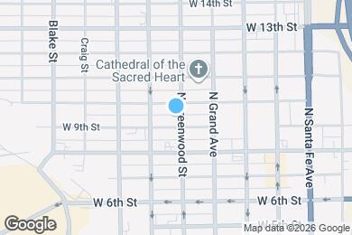 Map image of the property - 913 N Greenwood St #D