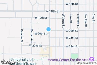 Map image of the property - 921 W 20th St