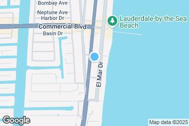 Map image of the property - 4228 N Ocean Dr