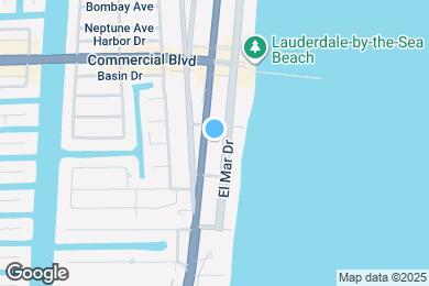 Map image of the property - 4228 N Ocean Dr
