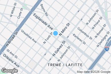 Map image of the property - 2315 Barracks St