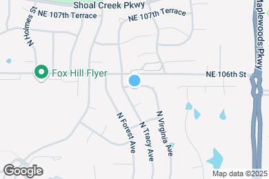 Map image of the property - 1305 NE 105th Terrace