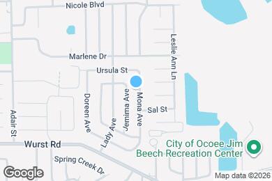 Map image of the property - 1610 Mona Ave