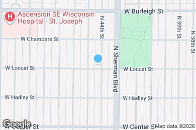 Map image of the property - 2907#2909 North 44th Street, 53210; #1588012 - 1588012