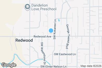 Map image of the property - 2820 Redwood Ave