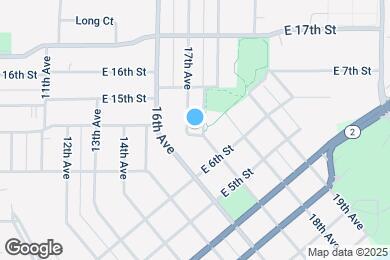 Map image of the property - 1616 E 13th St