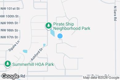 Map image of the property - 9701 Sundance Ridge Rd