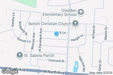 Map image of the property - 512 Hargis Ln