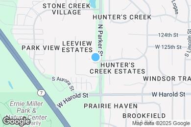 Map image of the property - 1205 N Parker St