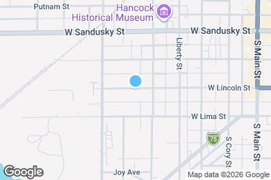 Map image of the property - 523 W Lincoln St