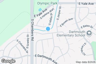 Map image of the property - 15559 E Bates Ave