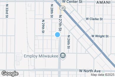 Map image of the property - 2709 W Wright St