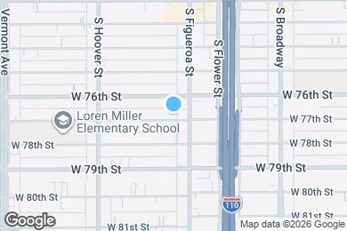 Map image of the property - 521 1/2 W 77th St