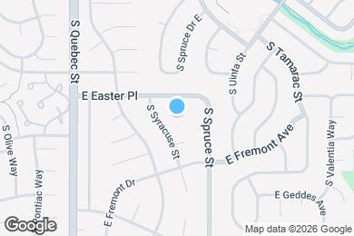 Map image of the property - 7165 S Syracuse Ct
