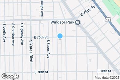 Map image of the property - 7601 S Kingston Ave