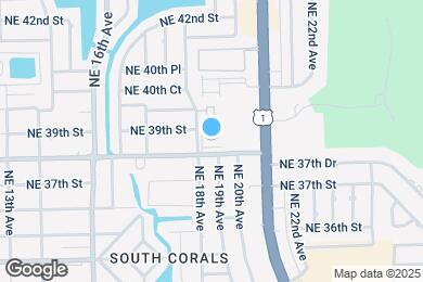 Map image of the property - 1831 NE 38th St
