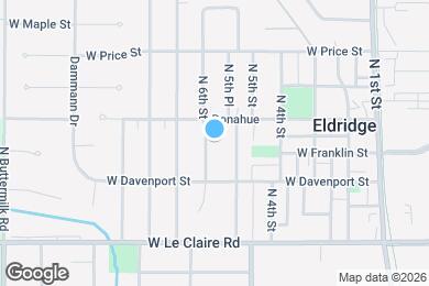 Map image of the property - 303 N 6th St