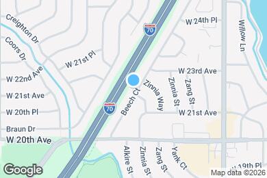 Map image of the property - 2203 Beech Ct